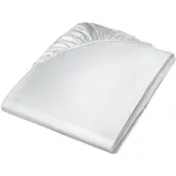 FLEURESSE Colours 009100 Mako-Satin 160 x 200 cm silber