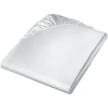 FLEURESSE Colours 009100 Mako-Satin 160 x 200 cm silber