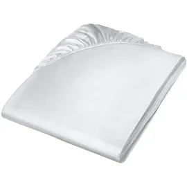 FLEURESSE Colours 009100 Mako-Satin 160 x 200 cm silber