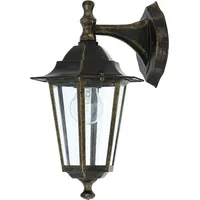 Rabalux - Außenwandleuchte Velence, E27, gold, rund, Klassisch, IP43,
