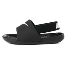 Nike Kawa Slide Sandal, Black/White-White-White, 25 - 25