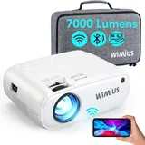 WiMiUS 7000 L Wifi Bluetooth Mini Beamer Full HD Heimkino Projektor 1080P