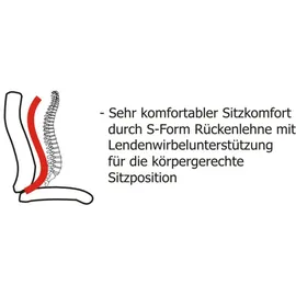 Duo Collection Game-Rocker R-10 Gaming Chair schwarz / weiß