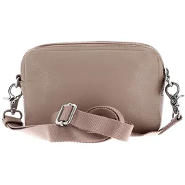 Mandarina Duck Umhängetasche Mellow Leather Crossbody Camera Bag Warm Taupe