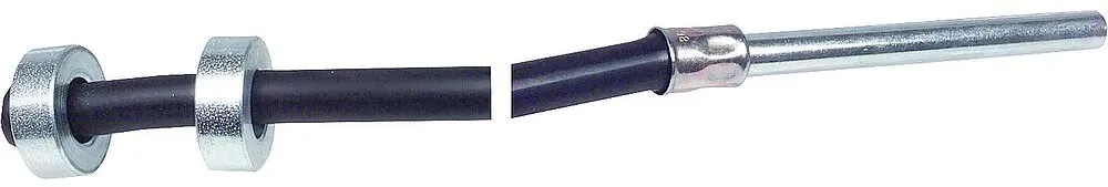 Flexible Saugleitung aus Perbunan 8 mm zum kürzen Tankhöhe 2000 mm