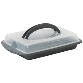 Keck und Lang GmbH Deli rechteckig grau 45 x 30 x 9 cm