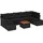 vidaXL Garten-Sofa-Set 8-tlg. schwarz