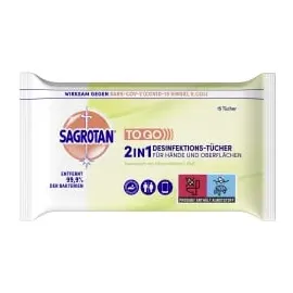 Sagrotan 2in1 Desinfektionstücher 15 St.