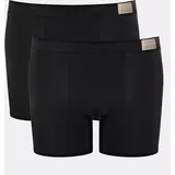 SLOGGI Men GO Natural Boxershorts schwarz S 2er Pack