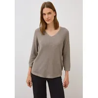 Cecil Damen 3015461 V-Neck Strickpullover, Toffee Cream Melange, M - M