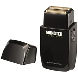 Monster clippers Doppelfolienrasierer Schwarz