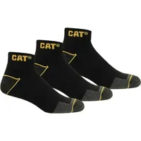 CAT 12 Paar CAT® Caterpillar trainer socks 47-50 schwarz