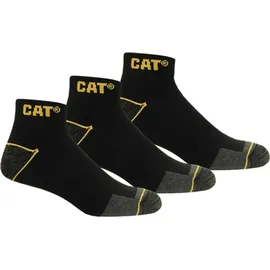 CAT 12 Paar CAT® Caterpillar trainer socks 47-50 schwarz