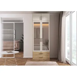 Rauch Wäscheschrank GAMMA 91 x 248 x 54 cm Beige