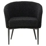 venture home Sessel Fluffy Polyester 0 x 0 x 0 cm Schwarz