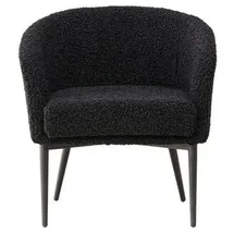 venture home Sessel Fluffy Polyester 0 x 0 x 0 cm Schwarz