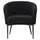 venture home Sessel Fluffy Polyester 0 x 0 x 0 cm Schwarz