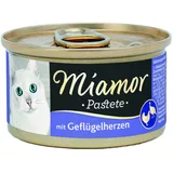 Miamor Pastete Geflügelherzen 12 x 85 g