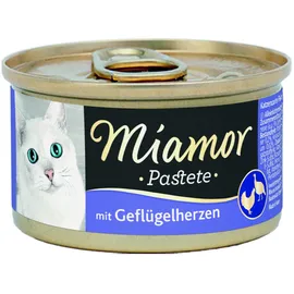 Miamor Pastete Geflügelherzen 12 x 85 g