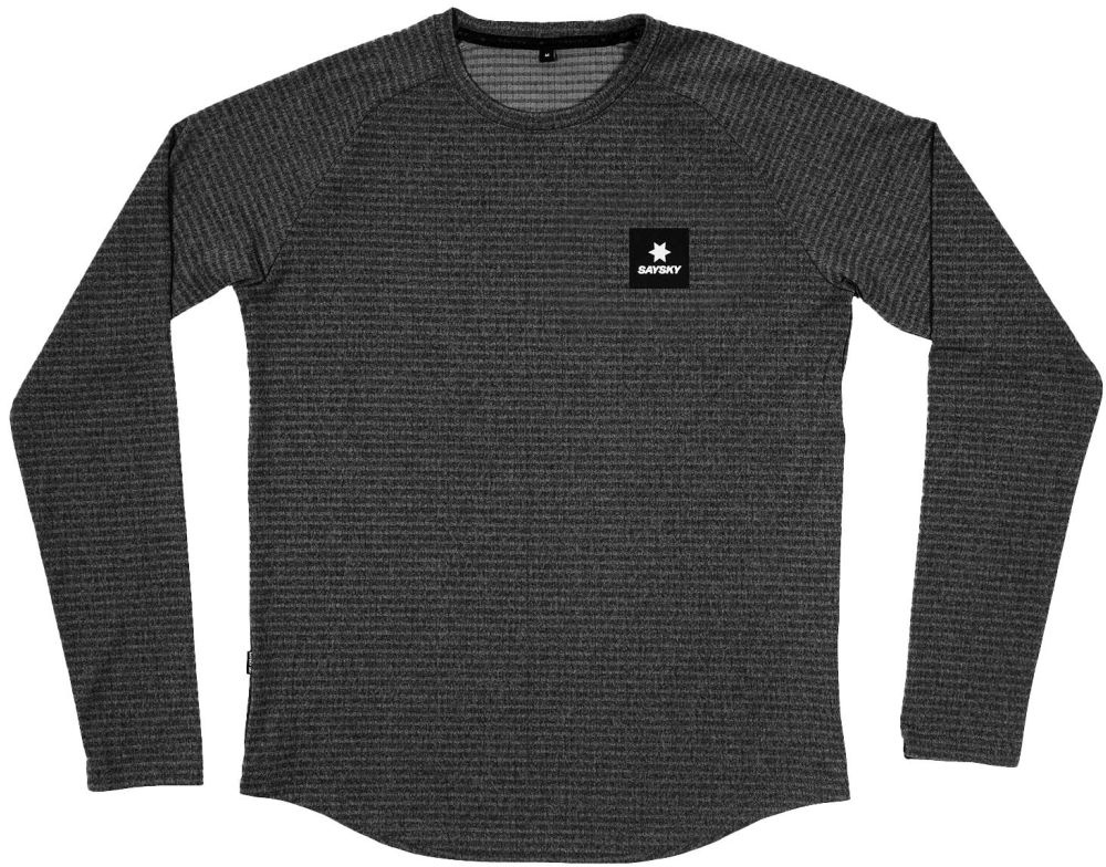 Saysky Herren Blaze Longsleeve Light-weight Fleece schwarz