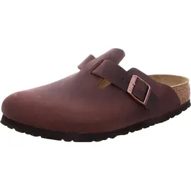 Birkenstock Boston Nubukleder geölt schmal habana 43