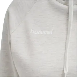 hummel GO Baumwoll Hoodie Damen egret melange S