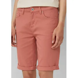 QS Catie Jeansshorts Slim Fit Mid Rise Orange 34
