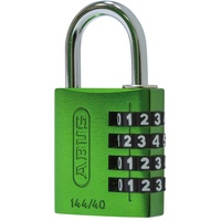 ABUS Alu-Zahlenschloss 144/40 grün Lock-Tag