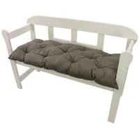 Nyvi Auflage für Gartenbank Ibiza - Bequeme Gartenbankauflage Farbe:Grau;Größe:120