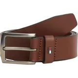 Tommy Hilfiger Herrengürtel Leder 3,5 cm Braun 115 cm