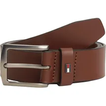 Tommy Hilfiger Herrengürtel Leder 3,5 cm Braun 115 cm