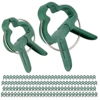 Relaxdays 120er-Set Pflanzenclips groß & klein