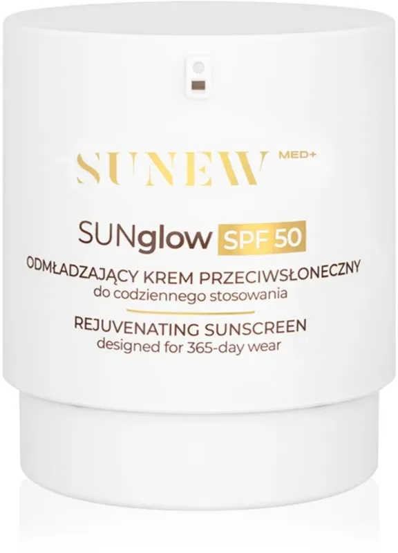 SUNEWMED+ SUNglow Anti-Aging Face Sunscreen SPF 50 Sonnencreme mit Verjüngungs-Effekt SPF 50 50 ml