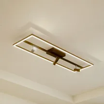 LUCANDE Yvor 1 x 35,5 W eckig schwarz