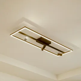 LUCANDE Yvor 1 x 35,5 W eckig schwarz