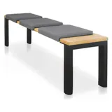 lycce Bankauflage 40 x 35 cm Grau