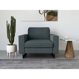 Home Affaire Loveseat Pinto Cord 105 x 85 x 97 cm Grün mit Keder