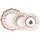 Villeroy & Boch Teller-Set rund 12 Teile rot/weiß