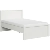 MID.YOU Bett Kaspian 120 x 200 cm Holzwerkstoff weiß