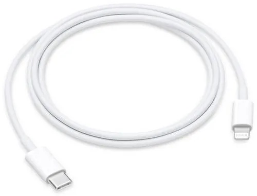 Apple iPad, iPhone, iPod, iMac, MacBook, MacPro Anschlusskabel [1x USB-C® Stecker - 1x Lightning-St