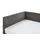 Meise Möbel Polsterbett Cool 140 x 200 cm anthrazit inkl. Rückenelement