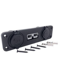 Offgridtec Einbaurahmen Anderson-Stecker - USB Steckdose - Zigarettenanzünder