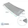 Allspares Metallfilter für Dunstabzugshauben geeignet für Neff 357623, 00357623, AS-MF380 (548x185x9mm)
