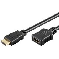 BIGtec 1,5m HDMI Verlängerung High Speed HDMI Kabel mit Ethernet , HDMI Verlängerungs Kabel , 1.4 HDMi Verlängerung Stecker - Buchse / HDMi Stecker auf HDMI Buchse / A Stecker - A Kupplung , 1,5 m 1,50m HDMI Kabel Verlängerung , Internet via HDMI (HEC) , Audio Rückkanal (ARC) , 3D Wiedergabe mit einer Auflösung von bis zu 1080p , HDMI St/Bu Kabel zum verlängern vorhandener HDMI Kabel oder im Einsatz mit HDMI adapter