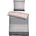 Feinbiber Silber/Grau 155 x 220 cm 80 x 80 cm