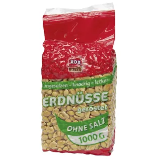 XOX Erdnüsse ohne Salz, 1kg