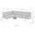 K+W Komfort & Wohnen Eckbank 86x60 cm Leder Longlife BRONCO langer Schenkel rechts oder links