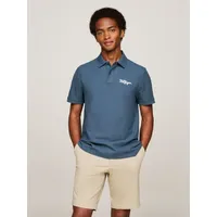 Tommy Hilfiger Poloshirt »HILFIGER CHAINSTITCH REG POLO«, blau