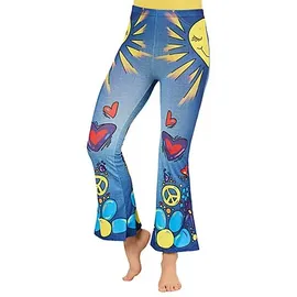 buttinette 70er Jahre Leggings Damen Einheitsgröße