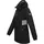 Arctic Seven Damen, Softshelljacke (XS-5XL) mit Kapuze abnehmbar - Wasserabweisend, Atmungsaktiv, Fleece innen, Warme Jacke Frauen - AS-305 XL, schwarz, - XL